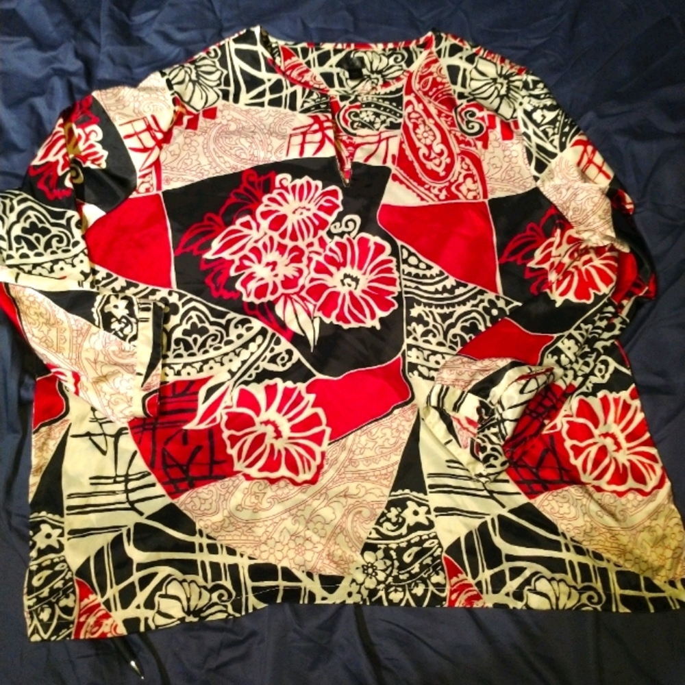 silky shirt or pj shirt